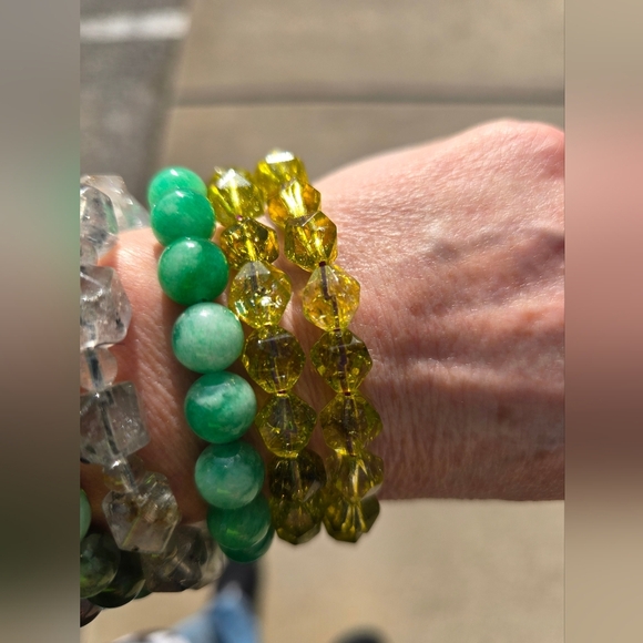 10mm Faceted Peridot Bracelet - Picture 13 of 14